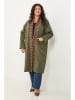 Curvy Lady Übergangsmantel in Khaki