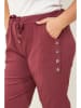 Curvy Lady Spodnie w kolorze bordowym