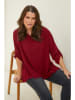 Curvy Lady Bluse in Bordeaux
