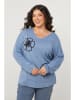 Curvy Lady Longsleeve in Hellblau
