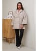 Curvy Lady Steppjacke in Beige