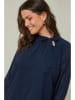 Curvy Lady Bluse in Dunkelblau