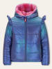 B.Nosy Wende-Steppjacke "Joy" in Blau/ Pink