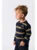 B.Nosy Sweatshirt "Scott" donkerblauw/geel
