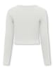 KIDS ONLY Longsleeve "Nessa Life" in Weiß
