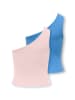 KIDS ONLY 2-delige set: tops "Nessa" lichtroze/blauw