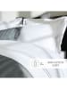 maison héritage PARIS Komplet pościeli satynowej "Paris" w kolorze biało-szarym