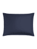 maison héritage PARIS 2er-Set: Satin-Kissenbezüge "Dobby" in Dunkelblau