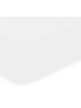 maison héritage PARIS Satin-Spannbettlaken in Weiß