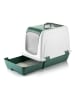 Paws&Whiskers Kattenbak wit/groen - (B)39,5 x (H)47 x (D)55 cm