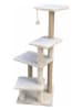 Paws&Whiskers Kratzbaum "Alessi" in Beige - (B)45 x (H)117 x (T)45 cm