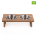 Paws&Whiskers 3tlg. Napfset in Hellbraun - (B)37 x (H)6 x (T)17 cm