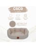 Paws&Whiskers Dierenmand "Coco" grijs/beige
