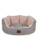 Paws&Whiskers Tierbett ''Coco'' in Grau/ Rosa