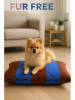 Paws&Whiskers Dierenbed "Fur Free" blauw/bruin