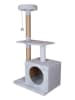 Paws&Whiskers Kratzbaum "Liora" in Grau - (B)50 x (H)106 x (T)35 cm
