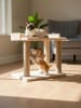 Paws&Whiskers Kratzbaum "Liza" in Beige - (B)50 x (H)48 x (T)35 cm