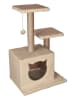 Paws&Whiskers Kratzbaum "Lotti" in Beige - (B)45 x (H)72 x (T)35 cm