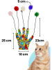 Paws&Whiskers Kattenspeelgoed meerkleurig - (H)25 cm
