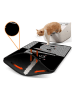 Paws&Whiskers Katzenstreumatte in Grau/ Schwarz - (L)45 x (B)60 cm
