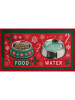 Paws&Whiskers Voerbakmat rood - (L)40 x (B)70 cm
