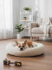 Paws&Whiskers Hundebett "Pugalo" in Beige