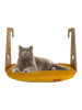 Paws&Whiskers Katzenbett "Riana" in Senf - (L)35 x (B)52 cm