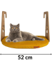 Paws&Whiskers Katzenbett "Riana" in Senf - (L)35 x (B)52 cm