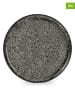 Salt and Pepper 2er-Set: Speiseteller ''Gravel" in Schwarz - Ø 27 cm