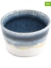 Salt and Pepper 4er-Set: Schalen ''Flow'' in Dunkelblau/ Weiß - (H)4 x Ø 6,5 cm