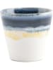 Salt and Pepper 4er-Set: Mokkabecher ''Flow'' in Weiß/ Dunkelblau - 100 ml