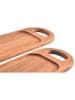 Salt and Pepper Servierbrett ''Chop'' in Braun - (B)48 x (H)1,5 x (T)16 cm