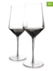 Salt and Pepper 2er-Set: Weingläser "Secrets" in Grau - 510 ml
