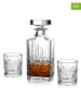 Salt and Pepper 3tlg. Whisky-Set "Pampa" in Transparent