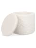 Salt and Pepper Pojemnik kosmetyczny w kolorze białym - wys. 7 x Ø 7 cm