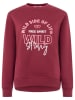Zwillingsherz Sweatshirt "Wild Side" in Bordeaux