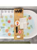 Songmics Badewannentablett in Hellbraun - (B)109 x (H)4,5 x (T)23 cm