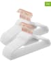Songmics 50-delige set: kledinghangers wit/roségoudkleurig - (B)43,5 x (H)22,5 cm
