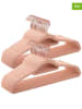 Songmics 50er-Set: Kleiderbügel in Rosa/ Roségold - (B)43,5 x (H)22,5 cm