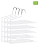 Songmics 4er-Set: Kleiderbügel in Weiß/ Silber - (B)32 x (H)35 cm
