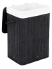 Songmics Wäschekorb in Schwarz/ Weiß - (B)40 x (H)60 x (T)30 cm