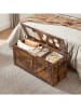 Songmics Aufbewahrungskiste in Braun - (B)100 x (H)46 x (T)40 cm