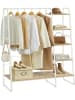 Songmics Kleiderständer in Weiß/ Beige - (B)120 x (H)160 x (T)45 cm