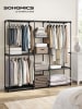 Songmics Staande kapstok zwart - (B)182 x (H)182 x (D)43 cm