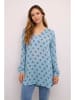Kaffe Tunika w kolorze błękitnym