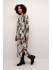 Kaffe Kleid in Schwarz/ Creme