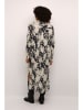 Kaffe Kleid in Schwarz/ Creme
