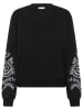 Kaffe Sweatshirt in Schwarz