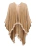 Cream Poncho beige