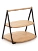 Homla Etagère "Bambou" beige - (B)28 x (H)27,5 x (D)25 cm